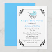 Chic  stijl paar Baby shower Kaart (Voorkant / Achterkant)