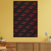 chic stijlvolle hedendaagse chevrons canvas afdruk (Insitu (Woonkamer))