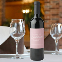 Chic Stof Roze Roze Bachelorette Feest Aangepast