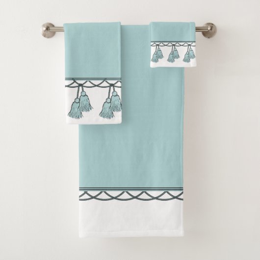 CHIC & STYLISH_ ELEGANT SEAFOAM TASSELS BAD HANDDOEK (Insitu)