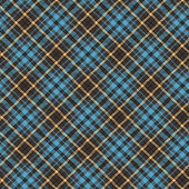 Chic Stylish Plaid Towel Blue Yellow Gift for Him