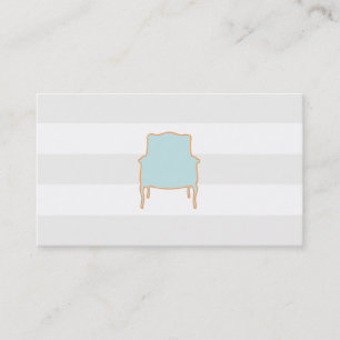 Chic subtle Stripes Carte de visite
