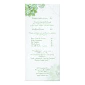 Chic Succulents Massage Spa Tarifs Menu 2 (Dos)