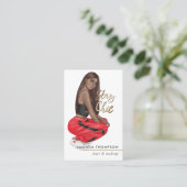 Chic Swag Boss Personal Trainer Visitekaartje (Staand voorkant)