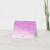 Chic Sweet 16 Merci Parties scintillant rose (Dos)