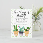 Chic Taco Bout A Baby Baby shower Invitation (Debout devant)