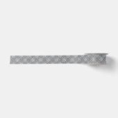 Chic Tartan Blue Grey Black Pattern Lint (Voorkant)