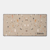 Chic taupe terrazzo motif (Recto)