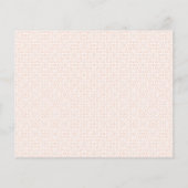 Chic Tegels elegant PINK WEDDING REPLY, menuoptie (Achterkant)