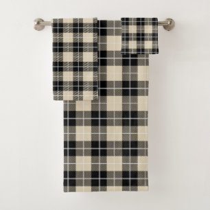 Chic Thompson Camel Tartan Pattern Bad Handdoek