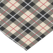 Chic Thompson Camel Tartan Pattern Korte Tafelloper (Hoek)