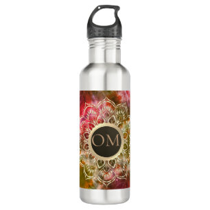 Chic Tie Dye OM Mandala Waterfles