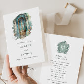 Chic Timeless Green, Bleu, Programme de mariage Tu