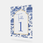 Chic-tique Chinoiserie Numéro de table (Angle)