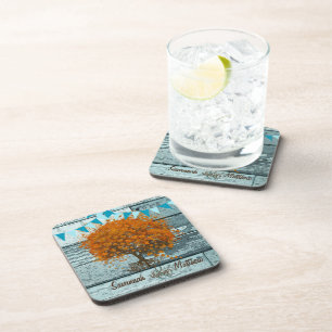 Chic-Tortelduifjes van het Bundelland die in een b Bier Onderzetter