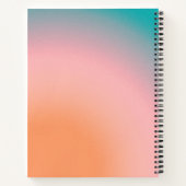 Chic Trendy Boho Gradiënt roze Aangepast recept Notitieboek (Achterkant)