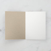 Chic Tropical Beach Palm Trees Waterverf Wedding Bedankkaart (Binnen)