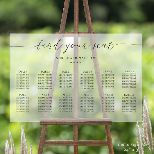 Chic Trouver Votre Siège Plan De Siège Frosted