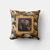 Chic True Love 15e anniversaire de mariage coussin (Recto)