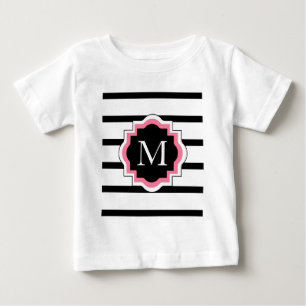 CHIC TSHIRT_ PREPPY TODDLER T_PINK/BLACK/WHITE