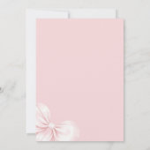 Chic Tying Knot Invitation de la douche nuptiale (Dos)