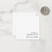 Chic Une Note De La Carte Note De Typographie De S (Devant/Arrière en situation)