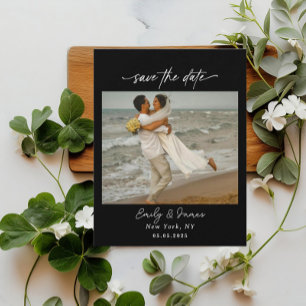 Chic uniek Modern Eerlijk minimalistisch Save The Date