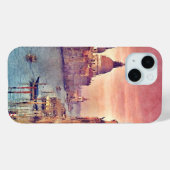 Chic Venice Canal Pastel Waterverf Art Case-Mate iPhone Case (Achterkant (horizontaal))