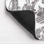  Chic Victoriaans Toile Mousepad Muismat (Hoek)