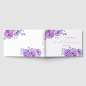 Chic Violet Rose de verdure Fête des mariées flora (Complet)