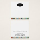 Chic Voeg je Logo Stud Earring Display Kaart (Voorkant /achterkant)