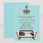 Chic-Vrijgezellenfeest Kaart (Voorkant / Achterkant)