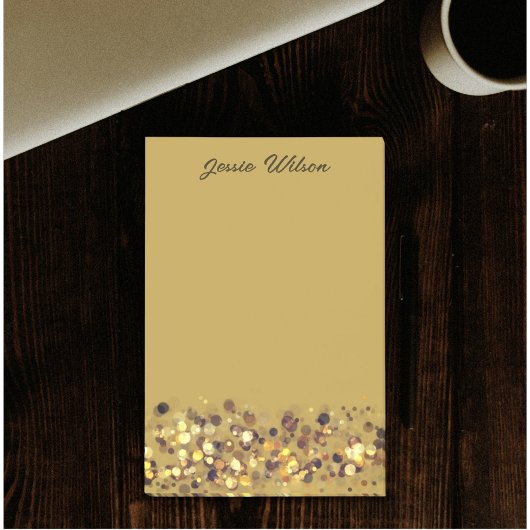 Chic vrouwelijk luxe lijst met naam post-it® notes