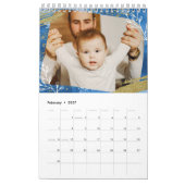 Chic Waterverf aangepaste foto 2022-reeks Kalender (Feb 2027)