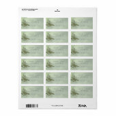 Chic waterverf greenery eucalyptus koppel script etiket (Full Sheet)