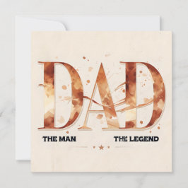 Chic Waterverf Vaders Dag Kaart