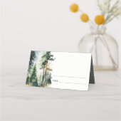 Chic Waterverf Woodland Forest Wedding Website (Achterkant)