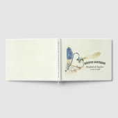 Chic Wedding Guestbook Dragonfly Mating Love Heart Gastenboek (Volledig)