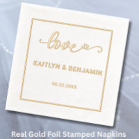 Chic Wedding Love & a Heart Folie Gestempeld serve