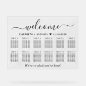 Chic Welcome 12 Table Mariage Siège (Recto)