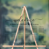 Chic Welcome 12 Table Mariage Siège (Neutre)