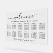 Chic Welcome 12 Table Mariage Siège (Angle)