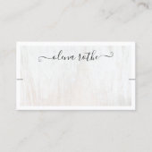 Chic White Ketting Bracelet display Contactkaartje (Voorkant)