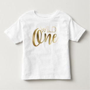 Chic Wild One   Eerste verjaardag Kinder Shirts