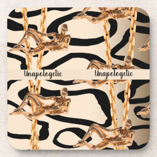 Chic Wild Unapologetic Luxurious Bday Gift Girly Bier Onderzetter