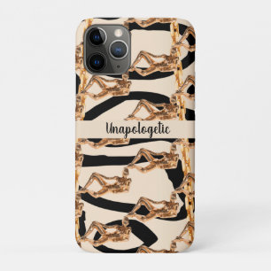 Chic Wild Unapologetic Luxurious Bday Gift Girly iPhone 11 Pro Hoesje