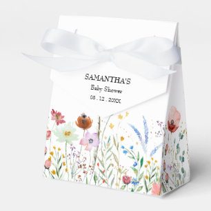 Chic Wildflower Baby shower Favoriet Box Bedankdoosjes