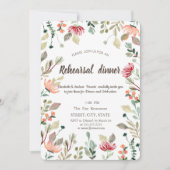 Chic Wildflower repesal Dinner I Kaart (Voorkant)