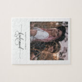 Chic Will you be My Bridesmaid proposal Photo Legpuzzel (Horizontaal)