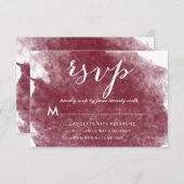 CHIC WINE WATERVERF TROUWKAARTEN RSVP (Voorkant / Achterkant)